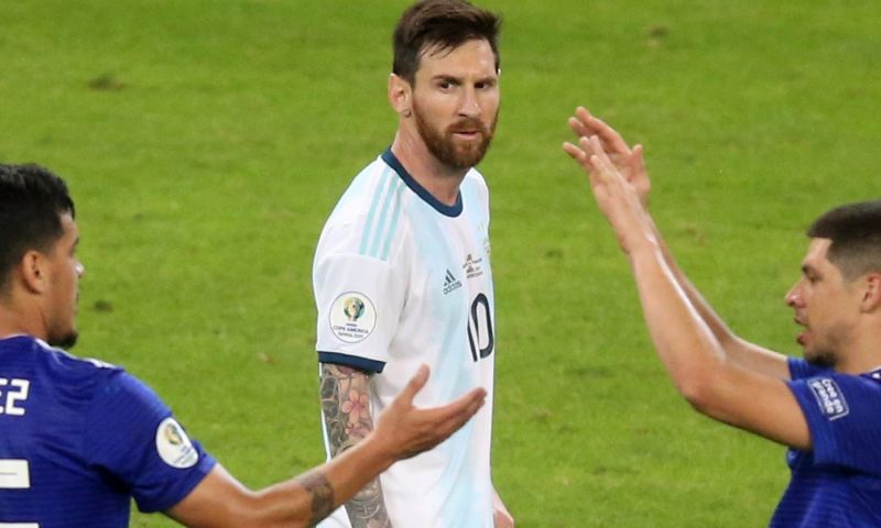 Argentinië ontsnapt aan verlies na doelpunt Messi, Colombia wint Groep B Afbeelding: Argentinië ontsnapt aan verlies na doelpunt Messi, Colombia wint Groep B