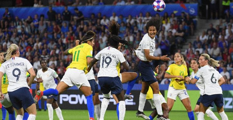 Sprookje Frankrijk gaat door: Brazilië na verlenging uitgeschakeld