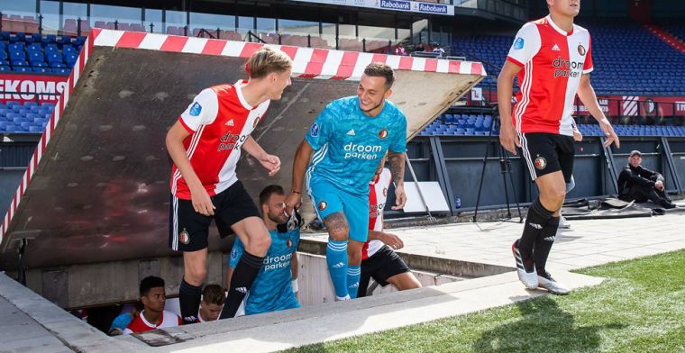 'Ik zou er niet tevreden mee zijn als ik tweede keeper word bij Feyenoord'