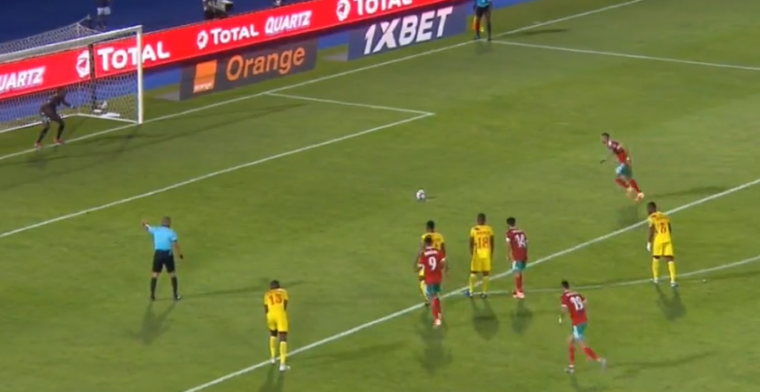Ziyech mist penalty in slotseconde en stuurt Marokko verlenging in