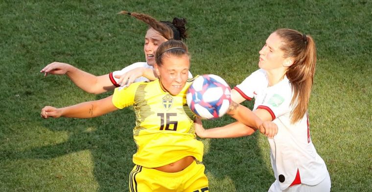 Zweedse vrouwen houden Engeland van brons af in troostfinale WK
