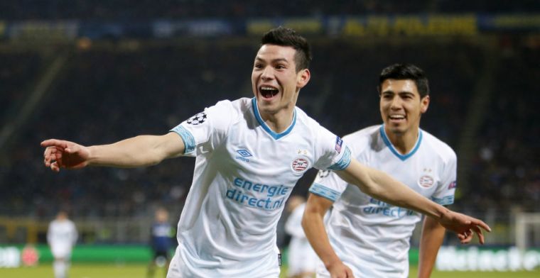 'Lozano sluit aan bij groepstraining PSV, nog geen Gutiérrez en Pereiro'