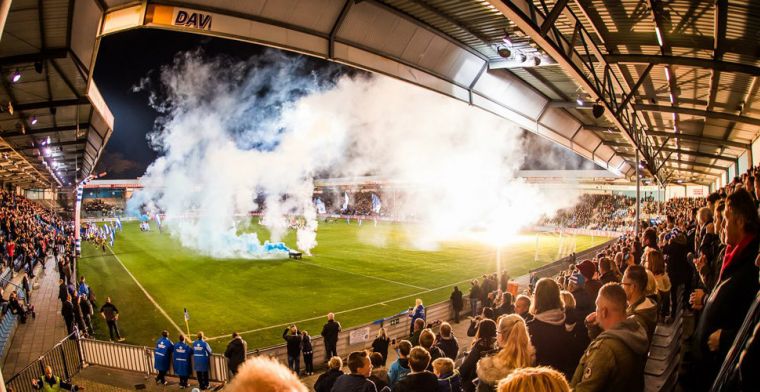 Update: De Graafschap een duel zonder supporters in Vak 22 na afsteken vuurwerk