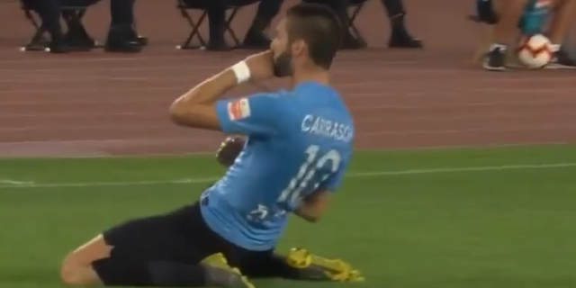 GOAL! Kou lijkt uit de lucht, Carrasco knalt andermaal raak voor Dalian Yifang