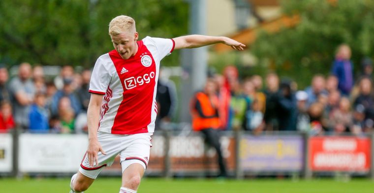 Van de Beek: Dat doe ik altijd, om in je hoofd lekker fris en scherp te worden