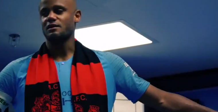 Emotionele Kompany: Manchester City lost unieke beelden van afscheidsspeech