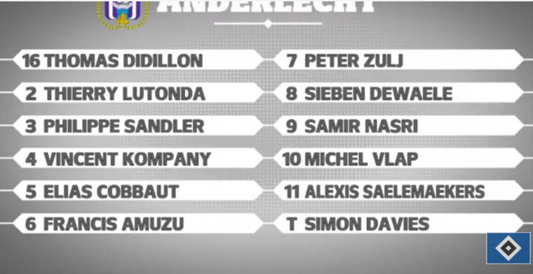 LIVE: In laatste test neemt RSC Anderlecht het op tegen Hamburger SV