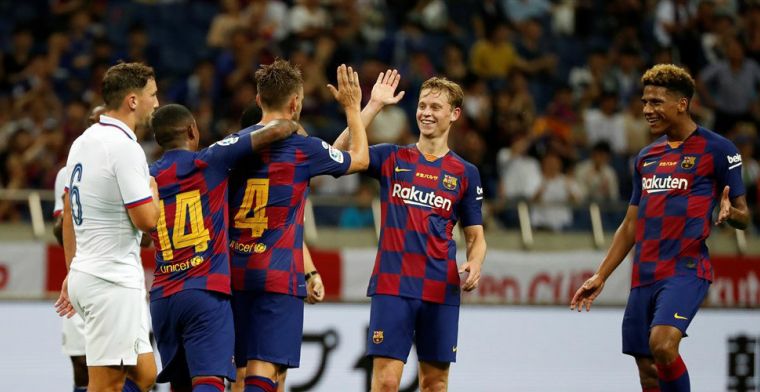 FC Barcelona lijdt nederlaag tegen Chelsea bij prima debuut De Jong