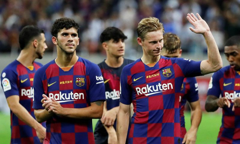 De Jong en Barça trekken wedstrijd tegen Vissel Kobe na rust naar zich toe Afbeelding: De Jong en Barça trekken wedstrijd tegen Vissel Kobe na rust naar zich toe