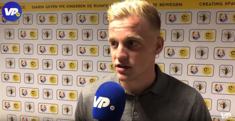 Van de Beek knipoogt: 'Bergwijn is nog steeds van harte welkom, hoor'