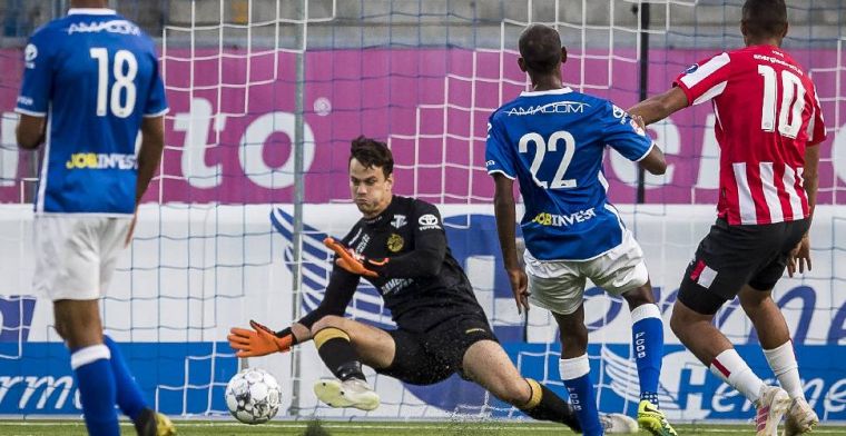 Lato en Ihattaren maken indruk bij Jong PSV, Jonker debuteert met punt bij Jong AZ