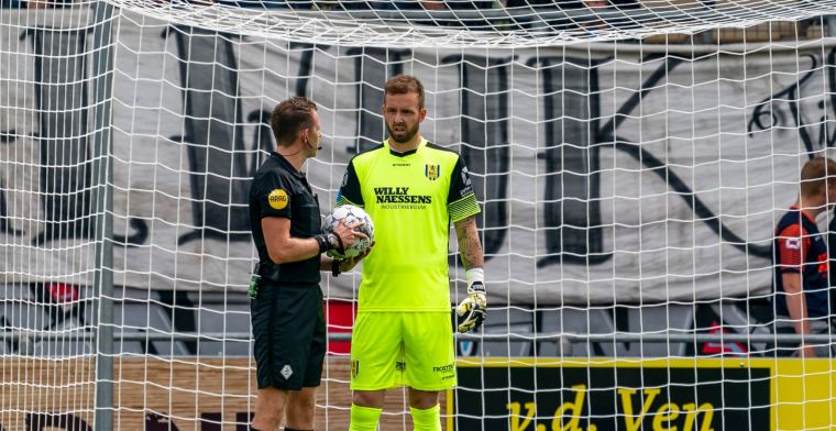 Bijzonder dat het toch nog gebeurt, een wedstrijd keepen in de Eredivisie