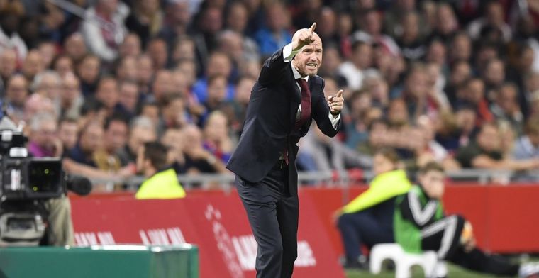 Ten Hag kritisch op Ajax-defensie: 'Daar ben ik heel erg ontevreden over'