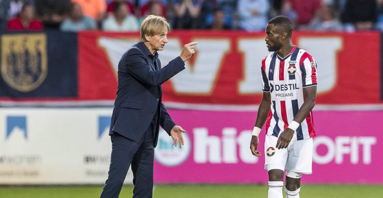 Willem II lange tijd zonder Lewis: 'Letterlijk en figuurlijk erg pijnlijk'