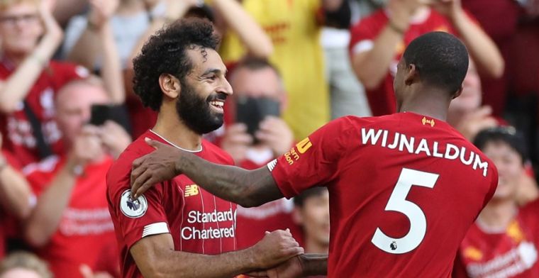 Koploper Liverpool schudt Arsenal probleemloos van zich af en blijft foutloos