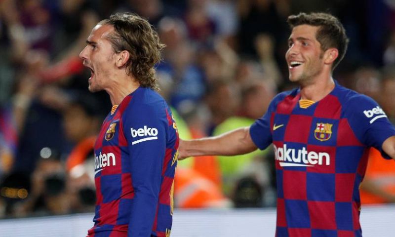 Griezmann steelt de show in Camp Nou: ruime overwinning voor FC Barcelona Afbeelding: Griezmann steelt de show in Camp Nou: ruime overwinning voor FC Barcelona
