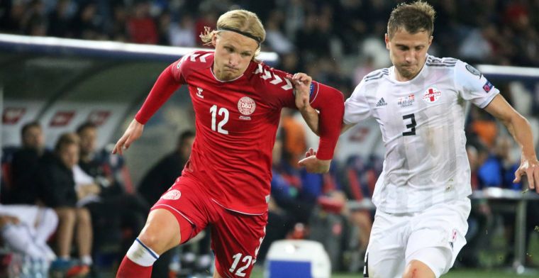 EK-kwalificatie: Dolberg en Eriksen verspelen punten, Marin na uur gewisseld