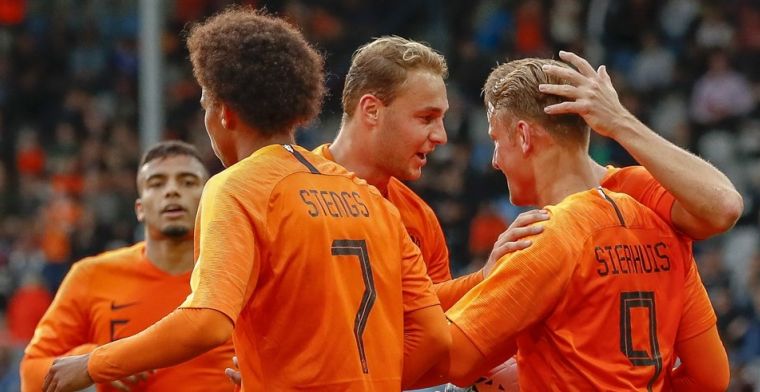 Jong Oranje komt achterstand te boven en trapt kwalificatie af met dikke zege