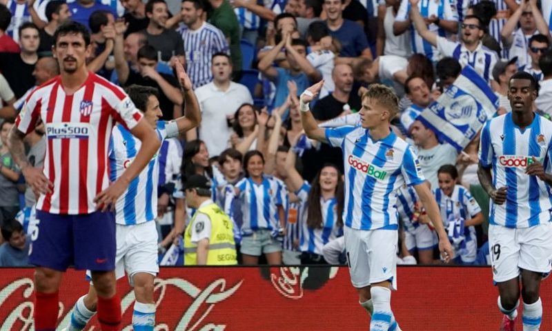 Odegaard bezorgt Atlético eerste nederlaag, Mertens matchwinnaar bij Napoli Afbeelding: Odegaard bezorgt Atlético eerste nederlaag, Mertens matchwinnaar bij Napoli