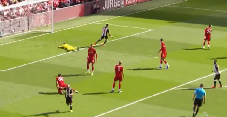 Verrassing: Newcastle op voorsprong bij Liverpool na fantastische pegel