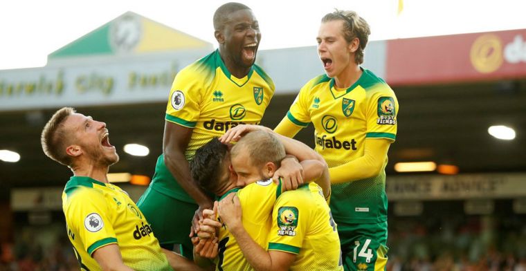 Norwich en Krul shockeren Engeland met sensationele zege op Manchester City