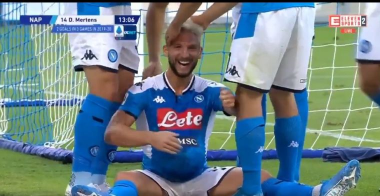GOAL! Mertens aarzelt niet en knalt tweede van het seizoen tegen de touwen!