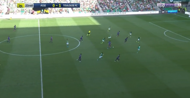 GOAL: Leye Iseka doet de netten trillen tegen Gent-tegenstander Saint-Étienne