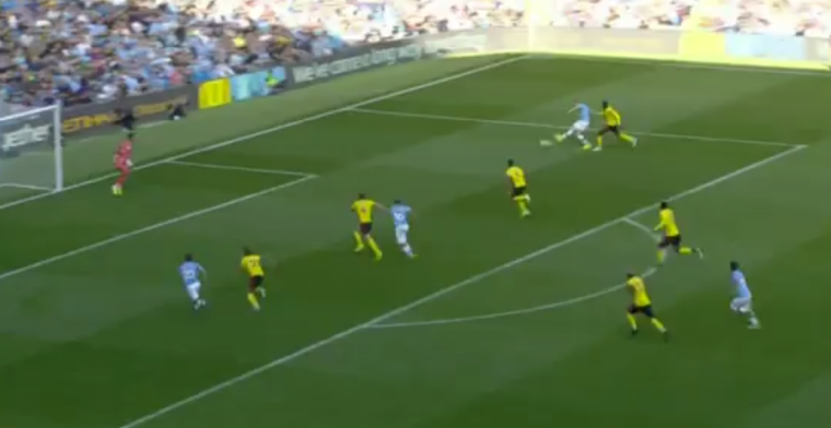 GOAL: De Bruyne pakt uit met nieuwe assist, Bernardo maakt een hattrick