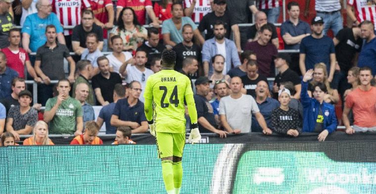 Onana: 'Ik hoop dat PSV in Amsterdam net zo speelt als vandaag'