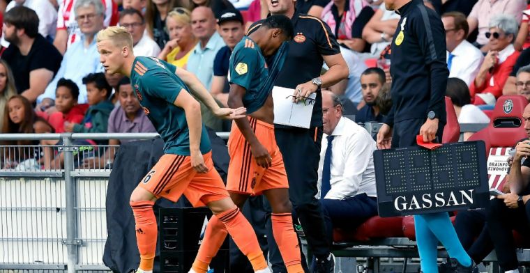 Van de Beek mogelijk op andere positie: 'Dat zou een optie kunnen zijn'