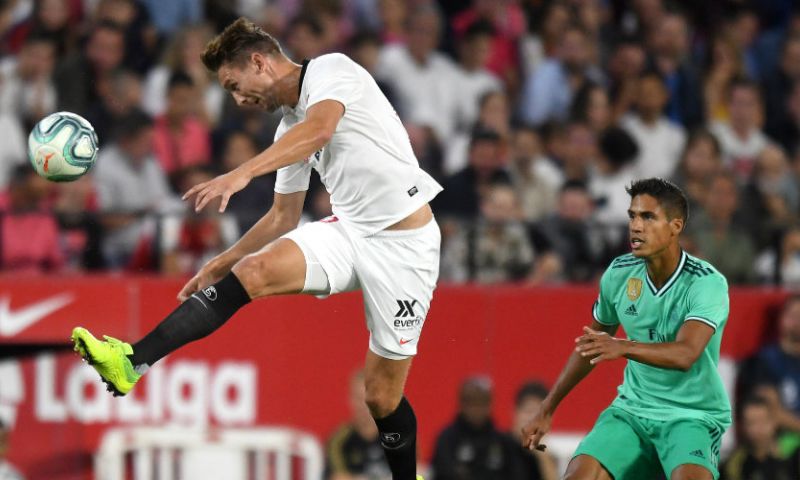 De Jong en Sevilla boeken spectaculaire zege op Sociedad; Strootman speelt gelijk Afbeelding: De Jong en Sevilla boeken spectaculaire zege op Sociedad; Strootman speelt gelijk