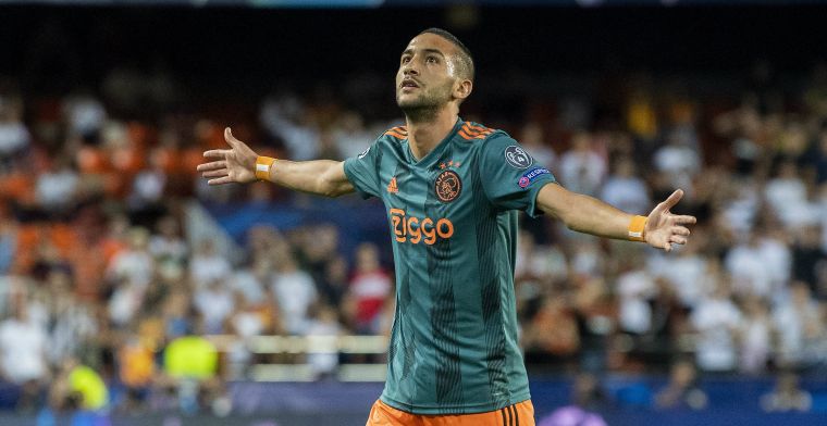 'Ajax sloopt clausule uit contract Ziyech, Overmars kan de hoofdprijs vragen'