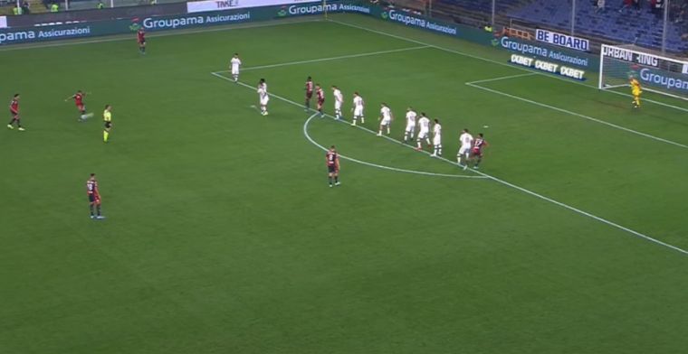 Schöne maakt eerste treffer in Serie A: Reina blundert na snoeiharde vrije trap