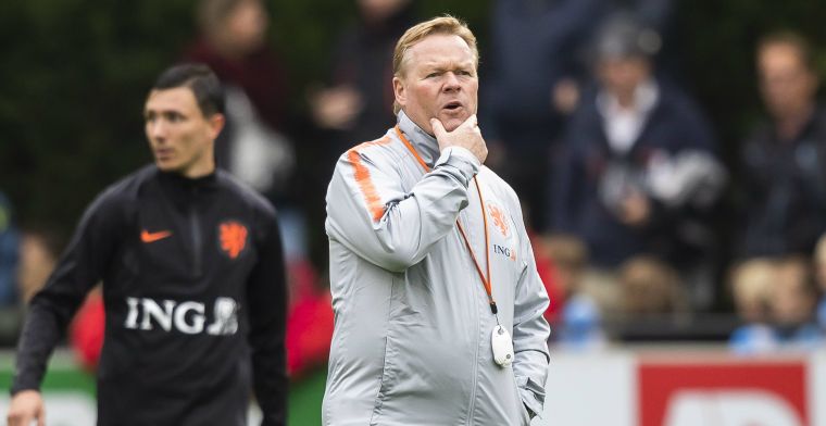 Koeman niet onder de indruk van Oranje-trainingen: 'Misschien gemakzucht'