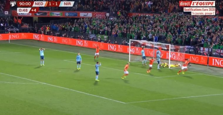 Uitgerekend Luuk de Jong: pinchhitter redt Oranje met eerste goal sinds tijden