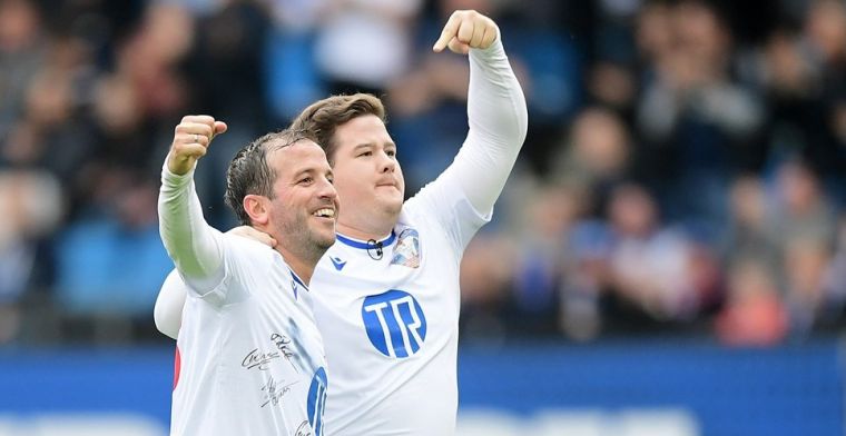 Carrière Van der Vaart nu écht voorbij: dertien goals in spectaculaire testimonial