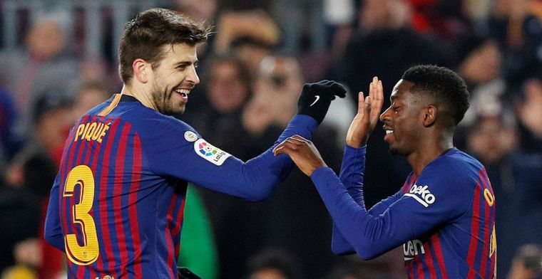 'Piqué en Dembélé slaan training over voor Catalaanse demonstratie'