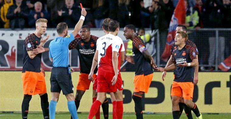 PSV loopt rood aan, lijdt nederlaag in Utrecht en raakt achterop bij Ajax