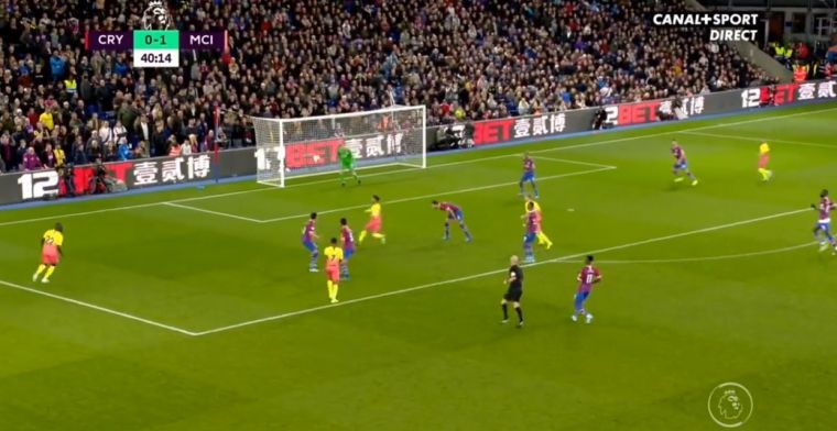 Heerlijke City-counter: in 15 seconden het veld over, subtiel passje van Sterling
