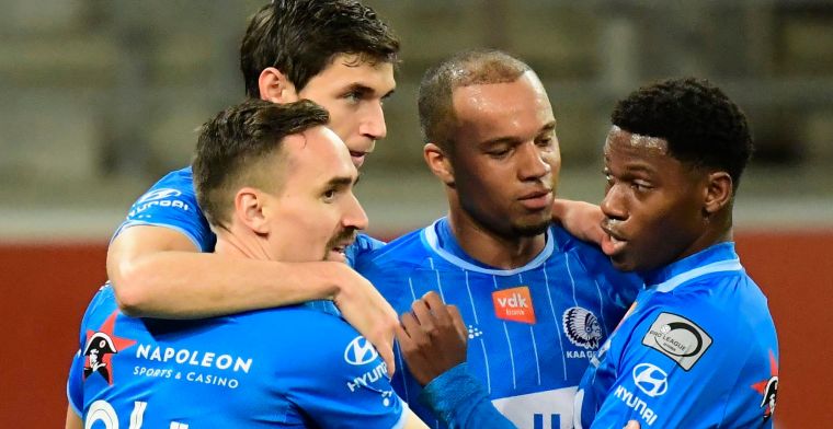 Elfde thuiszege op rij voor KAA Gent, dat in de titelstrijd blijft