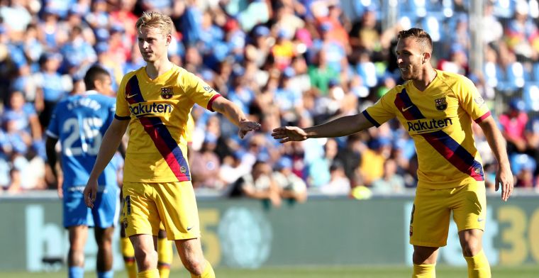 Frenkie de Jong krijgt applaus van Eibar-fans: 'Gewoon wereldklasse, hè'