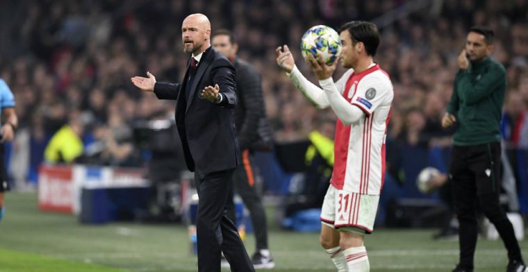 Ten Hag verrast over afgekeurde goal Promes: 'Dacht dat hij erachter weg kwam'