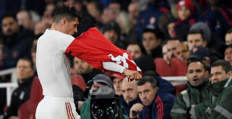 Geen steun voor Xhaka na ruzie met Arsenal-fans: 'We spelen voor onze supporters'