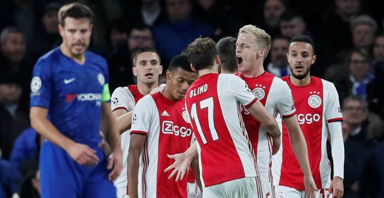Engelse pers:'Ajax was bij vlagen briljant, maar drukte de zelfdestructieknop in'