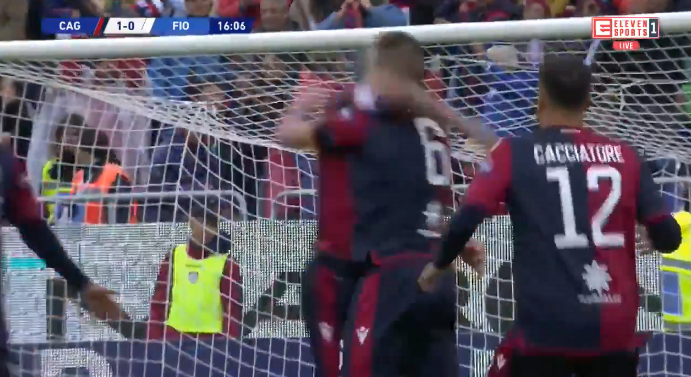 GOAL: Nainggolan helpt Cagliari aan openingsdoelpunt met knappe assist