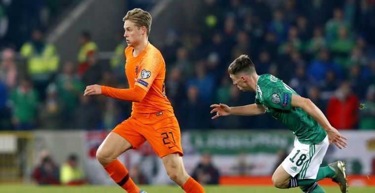 Van Hooijdonk 'betrapt' Frenkie de Jong op leugentje om bestwil: 'Is niet waar'