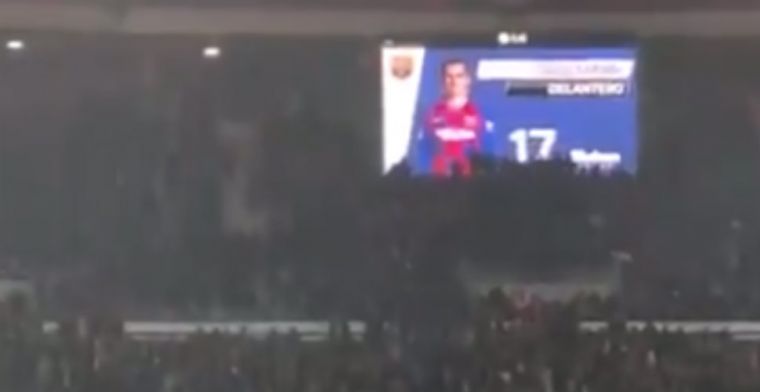 Wat een verrassing: Griezmann getrakteerd op striemend fluitconcert in Madrid