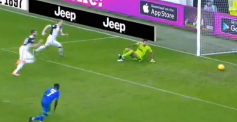 Buffon zwaar in de fout bij Juve: Caputo maakt 2-1 voor Sassuolo