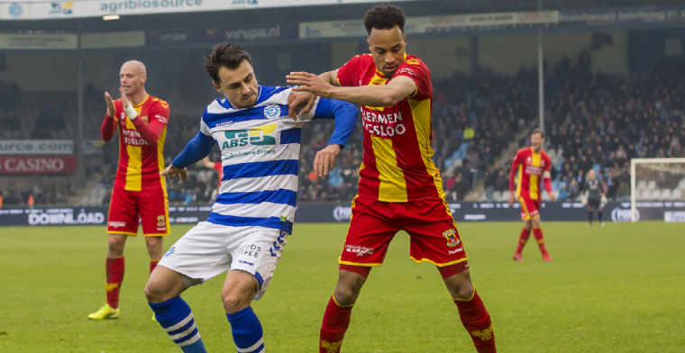 De Graafschap glijdt opnieuw uit en staat nu vijf punten achter
