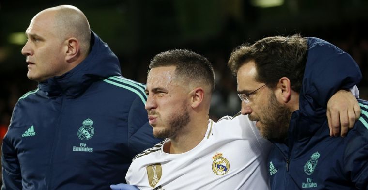 Hazard opnieuw weken out bij Real Madrid, tot grote teleurstelling van Zidane